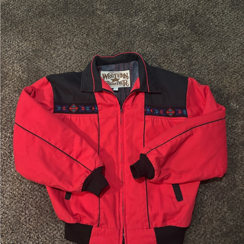 Red and Black Men's Jacket